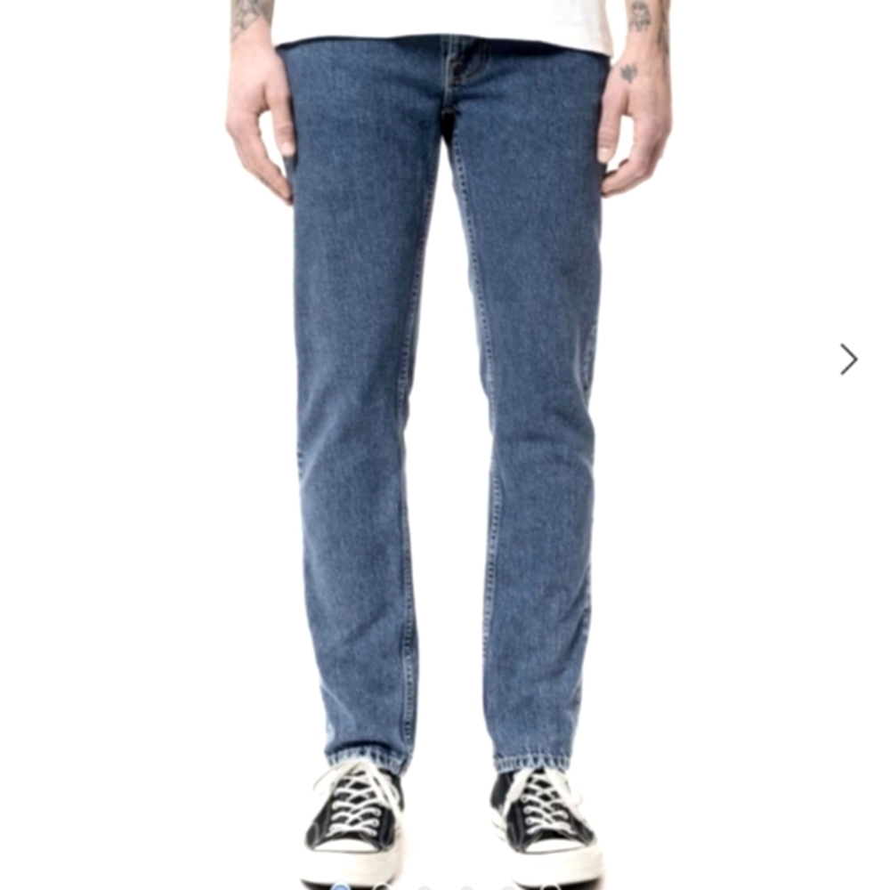 Nudie Jeans Lean Dean Blue Rock Slim Tapered